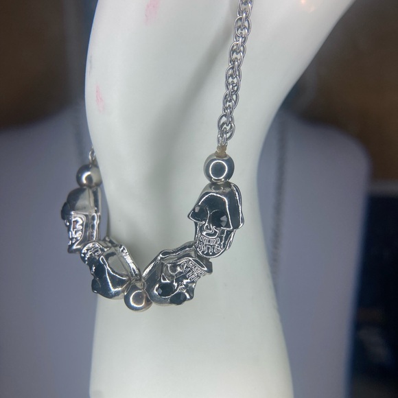 Silver Skull Bracelet - Picture 4 of 4
